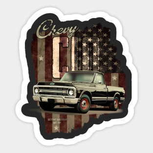 C10 USA Chevy Sticker